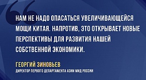 Интервью директора Первого департамента Азии МИД России Г.В.Зиновьева