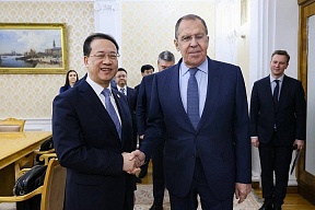 俄罗斯外交部领导会见中华人民共和国外交部副部长马朝旭