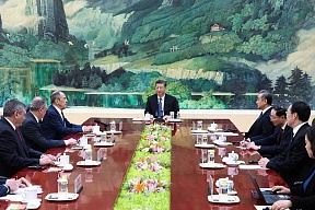 Sergey Lavrov met with the President of the People's Republic of China Xi Jinping Sergey Lavrov met with the President of the People's Republic of China Xi Jinping