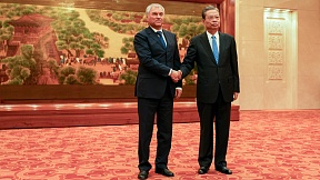 Vyacheslav Volodin met with the Chairman of the Standing Committee of the National People's Congress