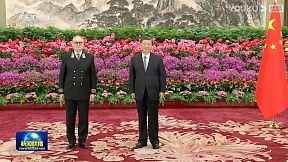 俄驻华大使莫尔古洛夫向中国国家主席习近平递交国书 俄驻华大使莫尔古洛夫向中国国家主席习近平递交国书