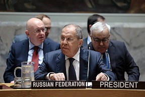Выступление Министра иностранных дел России С.В.Лаврова в ходе заседания Совета Безопасности ООН Выступление Министра иностранных дел России С.В.Лаврова в ходе заседания Совета Безопасности ООН