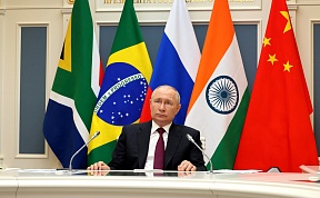 Vladimir Putin's Video Address to the Participants in the BRICS Business Forum Vladimir Putin's Video Address to the Participants in the BRICS Business Forum
